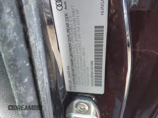 2017 Audi A3 Premium z VIN WAUAUGFF6H1041068, wystawiony jako IAAI lot #41534579 z przebiegiem 115 161 mil mil oraz . Historia ofert i sprzedaży dostępna na DreamBid. Obrazek 9.