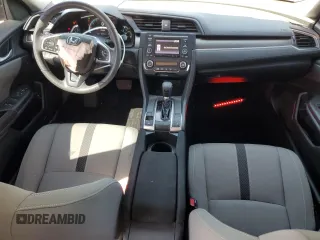 2019 Honda Civic LX with VIN 19XFC2F68KE003117, listed as a Copart auction lot 53500705 with 46,397 mi miles and Salvage Title. Bid and sale history available at DreamBid. Image 8.