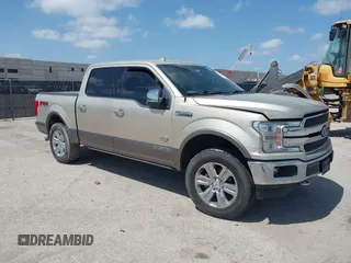 2018 Ford F-150 XL with VIN 1FTFW1E12JFD70767, listed as a IAAI auction lot 42569847 with 206,918 mi miles and . Bid and sale history available at DreamBid. Image 1.