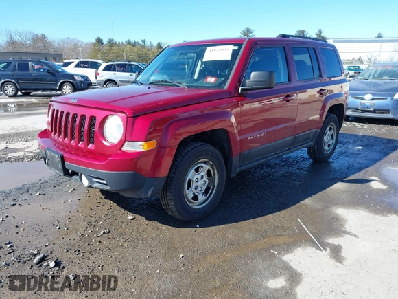 2014 Jeep Patriot Sport with VIN 1C4NJRBB6ED809492, listed as a IAAI auction lot 41644559 with 199,782 mi miles. Bid and sale history available at carsss.com. Image 17.
