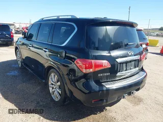 2012 Infiniti QX56 8-passenger with VIN JN8AZ2ND1C9715889, listed as a IAAI auction lot 41440893 with 221,212 mi miles and . Bid and sale history available at DreamBid. Image 3.