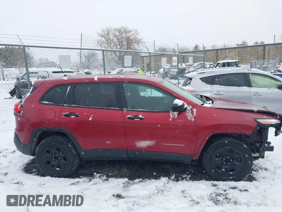 2017 Jeep Cherokee Sport with VIN 1C4PJMAB1HD225079, listed as a IAAI auction lot 40998022 with 128,690 mi miles and . Bid and sale history available at DreamBid. Image 14.