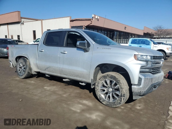 2020 Chevrolet Silverado 1500 LT with VIN 3GCUYDED1LG421190, listed as a Copart auction lot 46232835 with 145,558 mi miles and Salvage Title. Bid and sale history available at DreamBid. Image 4.