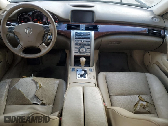 2008 Acura RL Technology with VIN JH4KB16608C000125, listed as a Copart auction lot 89152445 with 158,681 mi miles and Salvage Title. Bid and sale history available at DreamBid. Image 8.