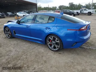 2019 Kia Stinger GT1 with VIN KNAE45LC7K6053028, listed as a Copart auction lot 59535094 with 44,790 mi miles and Salvage Title. Bid and sale history available at carsss.com. Image 2.