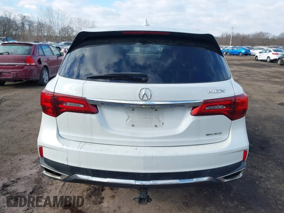 2017 Acura MDX with VIN 5J8YD4H36HL008483, listed as a IAAI auction lot 41404900 with 89,934 mi miles. Bid and sale history available at carsss.com. Image 15.