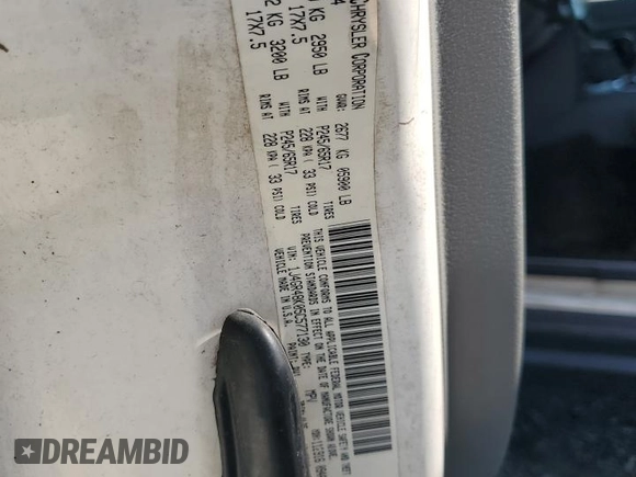 2005 Jeep Grand Cherokee Laredo с VIN 1J4GR48K05C577130, выставлен на аукционе Copart как лот 63431195 с пробегом 173 406 миль миль и Списание • Salvage title. История ставок и продаж доступна на DreamBid. Изображение 13.