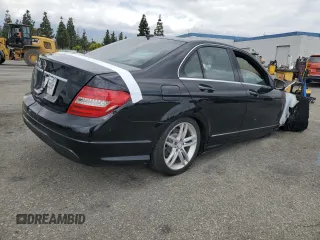 2014 Mercedes-Benz C C 250 Sport with VIN WDDGF4HB4ER303091, listed as a Copart auction lot 54742345 with Not Provided miles and Non Repairable. Bid and sale history available at carsss.com. Image 3.
