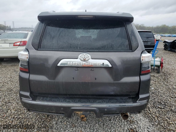 2014 Toyota 4Runner SR5 with VIN JTEZU5JR2E5068585, listed as a Copart auction lot 51166795 with 0 mi miles and Clean Title. Bid and sale history available at carsss.com. Image 6.