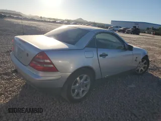 1998 Mercedes-Benz SLK-Class with VIN WDBKK47F5WF073700, listed as a Copart auction lot 66996724 with 131,182 mi miles and Salvage Title. Bid and sale history available at carsss.com. Image 3.