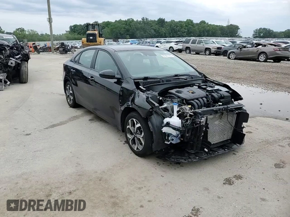 2021 Kia Forte LXS with VIN 3KPF24AD6ME391617, listed as a Copart auction lot 61461165 with 61,272 mi miles and Salvage title. Bid and sale history available at DreamBid. Image 14.