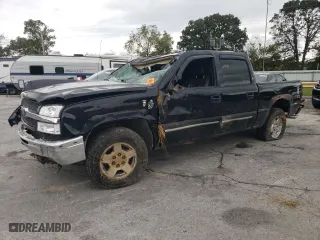 2005 Chevrolet Silverado 1500 Z71 with VIN 2GCEK13TX51282722, listed as a Copart auction lot 72421354 with 173,795 mi miles and Salvage Title. Bid and sale history available at carsss.com. Image 1.