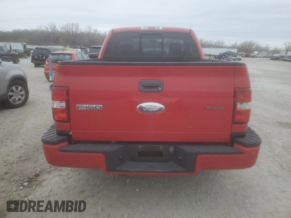 2006 Ford F-150 STX with VIN 1FTRF02W06KB73506, listed as a Copart auction lot 86136594 with 0 mi miles and Salvage Title. Bid and sale history available at carsss.com. Image 6.