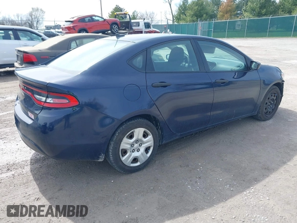 2013 Dodge Dart SE with VIN 1C3CDFAA0DD175394, listed as a IAAI auction lot 41841865 with 151,236 mi miles and . Bid and sale history available at carsss.com. Image 4.