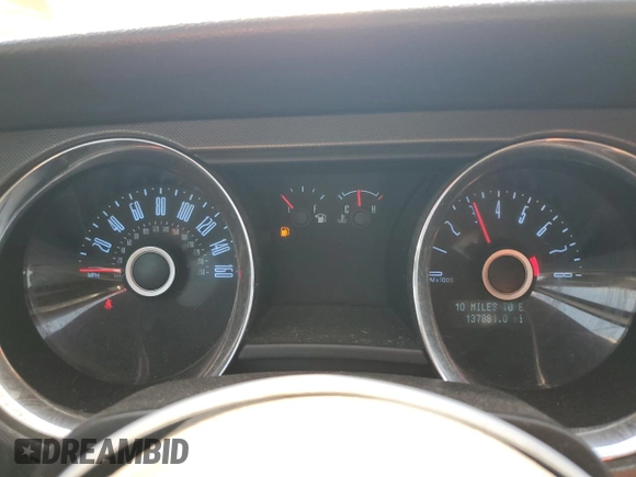 2014 Ford Mustang V6 with VIN 1ZVBP8EMXE5215679, listed as a Copart auction lot 47837345 with 137,881 mi miles and Salvage Title. Bid and sale history available at carsss.com. Image 9.