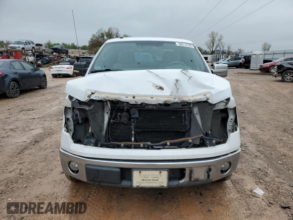 2010 Ford F-150 XL with VIN 1FTFW1CVXAFC29578, listed as a Copart auction lot 50214125 with 203,410 mi miles and Salvage Title. Bid and sale history available at carsss.com. Image 5.