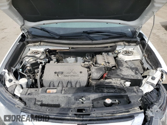 2017 Mitsubishi Outlander SE with VIN JA4AZ3A30HZ028841, listed as a Copart auction lot 54878135 with 110,410 mi miles and Salvage title. Bid and sale history available at DreamBid. Image 12.