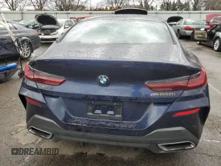 2020 BMW 8 Series M850i with VIN WBAGV8C02LCE55493, listed as a Copart auction lot 47229635 with Not provided miles and Salvage title. Bid and sale history available at DreamBid. Image 6.