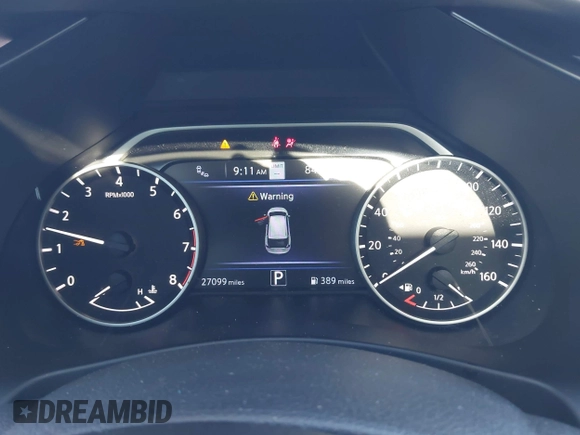 2020 Nissan Murano SL with VIN 5N1AZ2CJ6LN105493, listed as a IAAI auction lot 42487436 with 27,099 mi miles and . Bid and sale history available at DreamBid. Image 7.