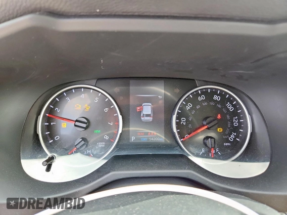 2021 Toyota RAV4 XLE Premium with VIN 2T3C1RFVXMC170581, listed as a Copart auction lot 58327005 with 54,200 mi miles and Salvage title. Bid and sale history available at DreamBid. Image 9.