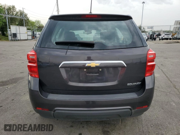 2016 Chevrolet Equinox LS with VIN 2GNALBEK9G6356201, listed as a Copart auction lot 54796545 with 163,020 mi miles and Clean Title. Bid and sale history available at DreamBid. Image 6.