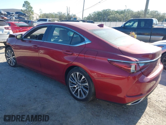 2020 Lexus ES with VIN 58ADZ1B13LU071276, listed as a IAAI auction lot 41298403 with 18,549 mi miles. Bid and sale history available at carsss.com. Image 3.