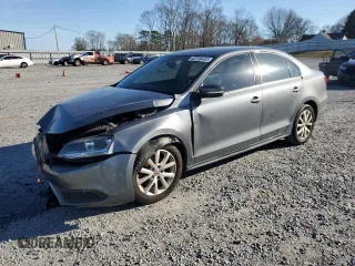 2012 Volkswagen Jetta Sedan SE w/Convenience with VIN 3VWDX7AJ3CM409072, listed as a Copart auction lot 43745455 with 135,678 mi miles and Salvage Title. Bid and sale history available at carsss.com. Image 1.
