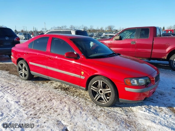 2002 Volvo S60 with VIN YV1RS53D922192520, listed as a IAAI auction lot 41557013 with 196,594 mi miles. Bid and sale history available at carsss.com. Image 1.
