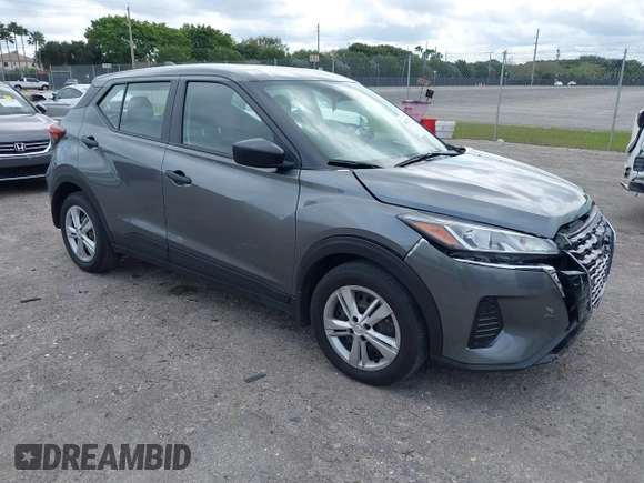 2023 Nissan Kicks S with VIN 3N1CP5BV8PL533373, listed as a IAAI auction lot 41637022 with 10,044 mi miles and . Bid and sale history available at DreamBid. Image 1.