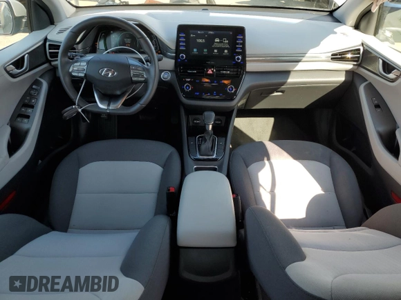 2020 Hyundai Ioniq SE with VIN KMHC75LC7LU241476, listed as a Copart auction lot 48621135 with 21,530 mi miles and Salvage title. Bid and sale history available at DreamBid. Image 8.