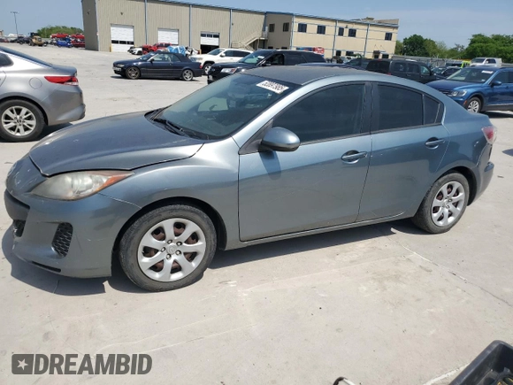 2013 Mazda 3 i SV with VIN JM1BL1TF8D1752535, listed as a Copart auction lot 52897985 with Not Provided miles and Clean Title. Bid and sale history available at DreamBid. Image 1.