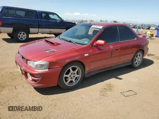 2000 Subaru Impreza RS with VIN JF1GC6751YH501153, listed as a Copart auction lot 58530374 with 91,817 mi miles and Salvage title. Bid and sale history available at DreamBid. Image 1.