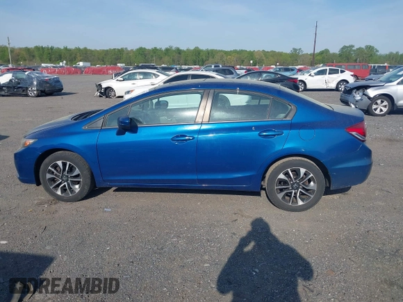 2015 Honda Civic EX with VIN 19XFB2F80FE202902, listed as a IAAI auction lot 42107878 with 106,061 mi miles and . Bid and sale history available at carsss.com. Image 14.