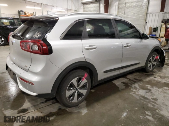 2017 Kia Niro LX with VIN KNDCB3LC6H5049927, listed as a Copart auction lot 62688124 with 123,870 mi miles and Salvage Title. Bid and sale history available at DreamBid. Image 3.