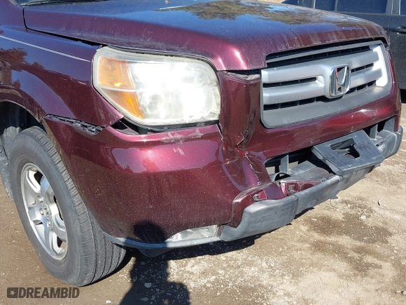 2007 Honda Pilot EX-L with VIN 5FNYF28537B018338, listed as a IAAI auction lot 41870291 with 201,446 mi miles. Bid and sale history available at carsss.com. Image 6.