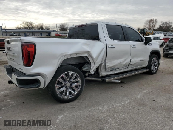 2022 GMC Sierra 1500 with VIN 3GTUUGET7NG527571, listed as a Copart auction lot 84664684 with 43,336 mi miles and Salvage Title. Bid and sale history available at DreamBid. Image 3.