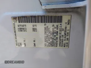 2013 Nissan Maxima SV with VIN 1N4AA5AP4DC818514, listed as a IAAI auction lot 41647195 with 143,476 mi miles and . Bid and sale history available at DreamBid. Image 9.