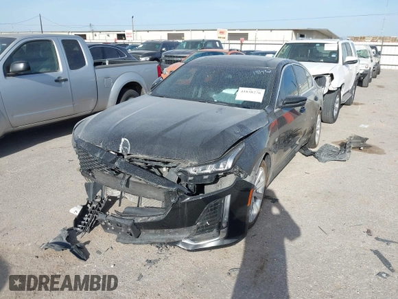 2023 Cadillac CT5 Luxury with VIN 1G6DW5RK4P0156637, listed as a IAAI auction lot 41838276 with 49,489 mi miles and . Bid and sale history available at DreamBid. Image 2.