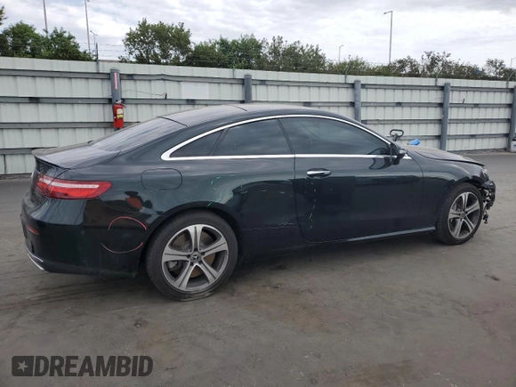 2018 Mercedes-Benz E-Class E 400 with VIN WDD1J6FB7JF018867, listed as a Copart auction lot 48712775 with 88,682 mi miles and Salvage Title. Bid and sale history available at carsss.com. Image 3.
