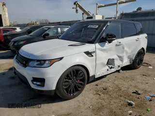 2016 Land Rover Range Rover Sport V8 Dynamic with VIN SALWR2EF3GA585307, listed as a Copart auction lot 48235145 with 74,203 mi miles and Salvage Title. Bid and sale history available at carsss.com. Image 1.