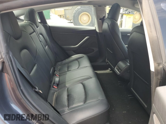 2022 Tesla Model 3 Long Range with VIN 5YJ3E1EB4NF289326, listed as a Copart auction lot 55457975 with 52,249 mi miles and Clean Title. Bid and sale history available at DreamBid. Image 10.