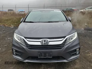 2018 Honda Odyssey EX-L with VIN 5FNRL6H77JB090625, listed as a Copart auction lot 84231104 with 92,413 mi miles and Salvage Title. Bid and sale history available at carsss.com. Image 5.