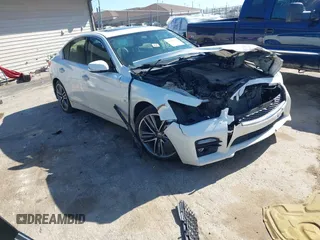2015 Infiniti Q50 Premium z VIN JN1BV7AR0FM403268, wystawiony jako IAAI lot #41994978 z przebiegiem 125 399 mil mil oraz . Historia ofert i sprzedaży dostępna na DreamBid. Obrazek 1.