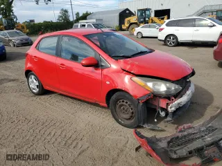 2011 Mazda Mazda2 Sport with VIN JM1DE1HY8B0113362, listed as a Copart auction lot 70619564 with 256,501 mi miles and Salvage Title. Bid and sale history available at carsss.com. Image 4.