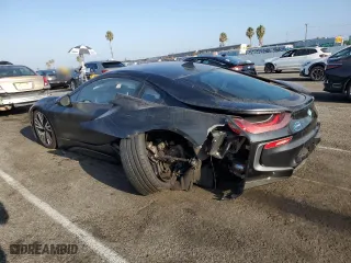 2017 BMW i8 with VIN WBY2Z2C35HV676554, listed as a Copart auction lot 69516714 with 58,163 mi miles and Salvage Title. Bid and sale history available at carsss.com. Image 2.