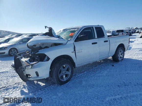 2018 Ram 1500 Express with VIN 1C6RR7FTXJS175036, listed as a Copart auction lot 45127685 with 0 mi miles and Non Repairable. Bid and sale history available at carsss.com. Image 1.