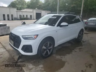 2022 Audi Q5 S line Prestige z VIN WA1FAAFY1N2045058, wystawiony jako Copart lot #58571545 z przebiegiem 67 796 mil mil oraz Szkoda całkowita • Salvage title. Historia ofert i sprzedaży dostępna na DreamBid. Obrazek 1.