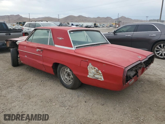 1966 Ford Thunderbird with VIN 6Y870135392, listed as a Copart auction lot 66917184 with Not Provided miles and Salvage Title. Bid and sale history available at DreamBid. Image 2.