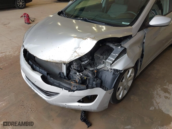 2013 Hyundai Elantra GLS with VIN 5NPDH4AE0DH349227, listed as a IAAI auction lot 41925408 with 142,396 mi miles. Bid and sale history available at carsss.com. Image 6.