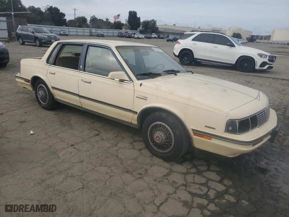 1986 Oldsmobile Cutlass Ciera Brougham with VIN 1G3AM19W1GD373914, listed as a Copart auction lot 45536785 with NaN miles and Salvage Title. Bid and sale history available at carsss.com. Image 4.